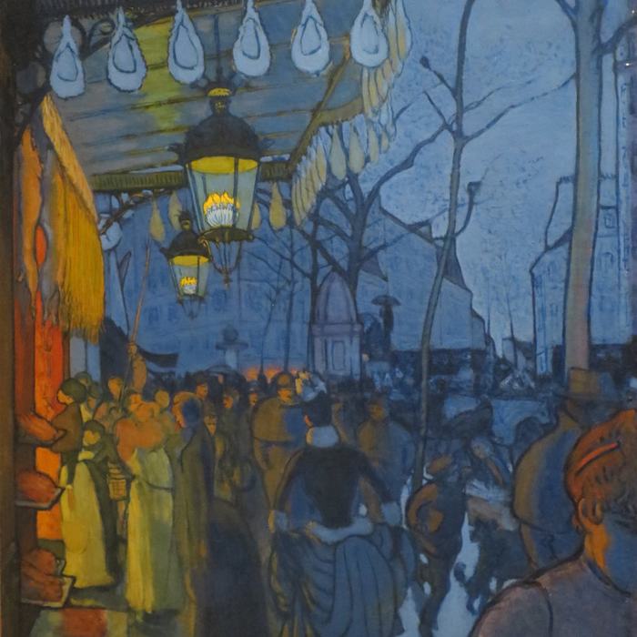 Avenue de Clichy: Five O’Clock in the Evening by Louis Anquetin