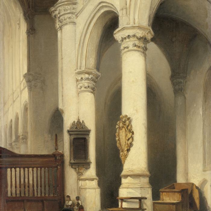 Church Interior by Johannes Bosboom