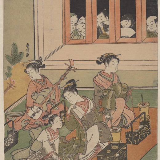 The Watchers and the Watched by Suzuki Harunobu