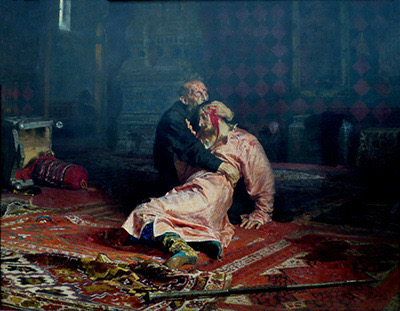 Ivan the Terrible and his Son by Ilya Repin