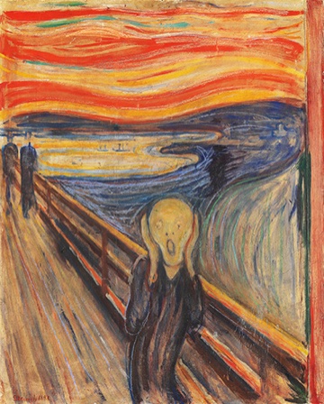 The Scream by Edvard Munch