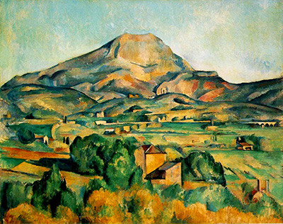Post-Impressionism: Mont Sainte-Victoire by Paul Cezanne