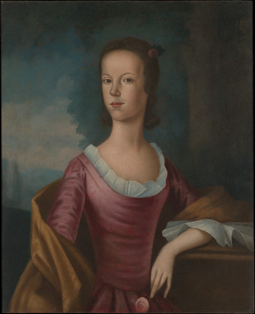 Benjamin West, Sarah Ursula Rose, 1756. The Metropolitan Museum of Art, Gift of Edgar William and Bernice Chrysler Garbisch, 1964, 64.309.2. Public Domain / Met Open Access.