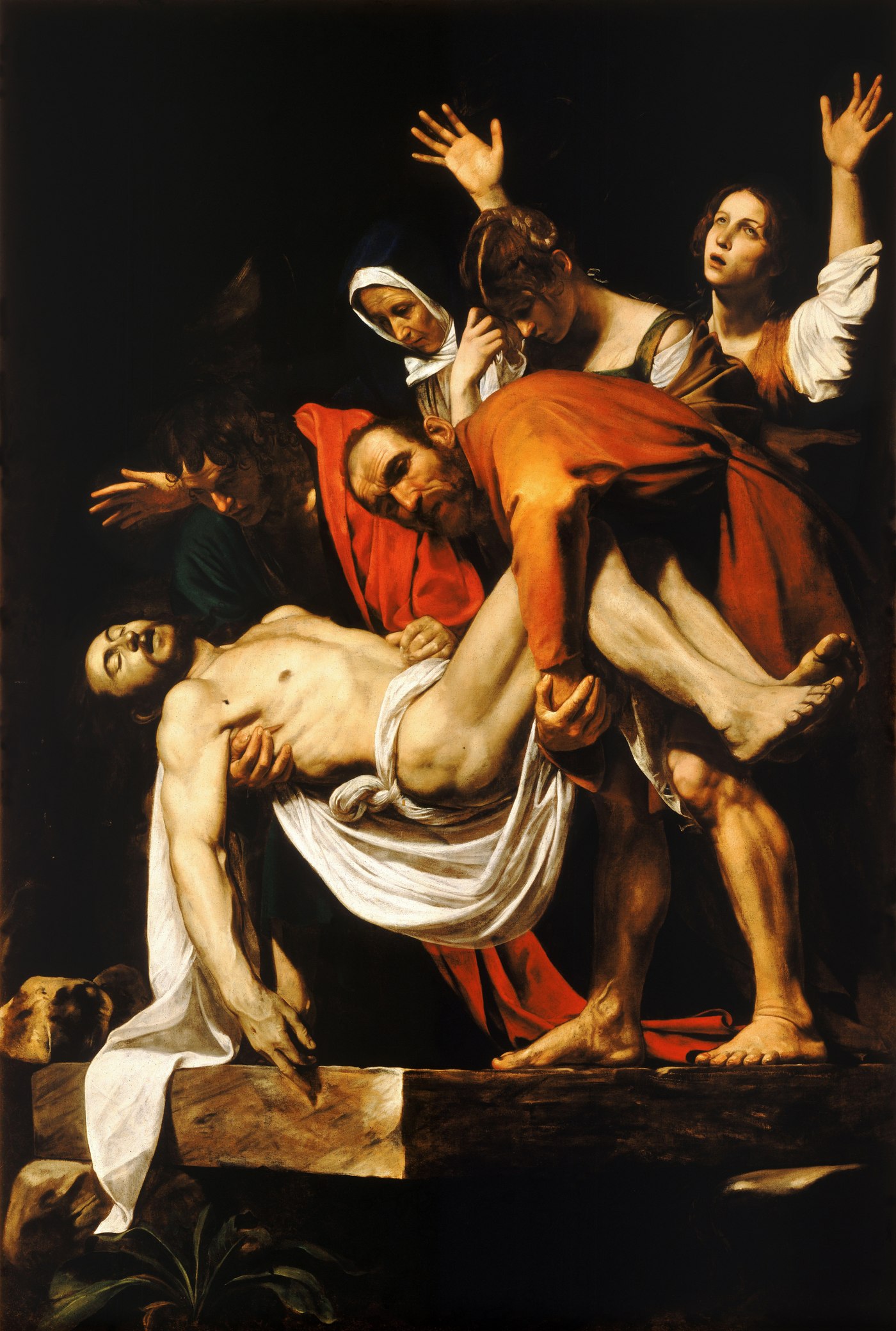 Full view of The Entombment of Christ for close reading
