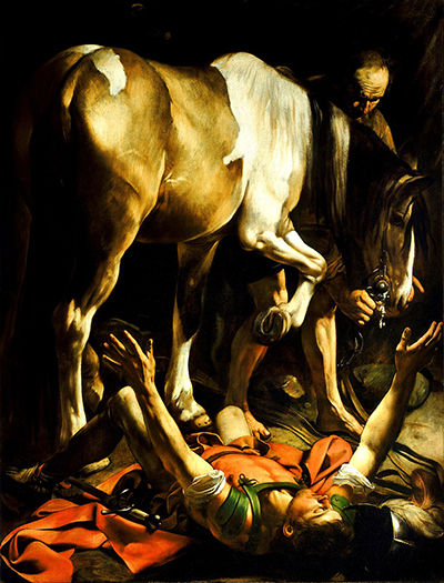 Conversion on the Way to Damascus by Caravaggio