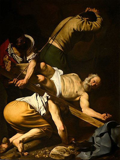 The Crucifixion of Saint Peter by Caravaggio