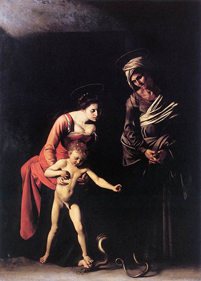 Madonna and Child with Saint Anne by Caravaggio