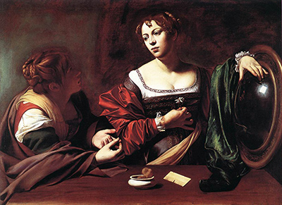 Martha and Mary Magdalene by Caravaggio