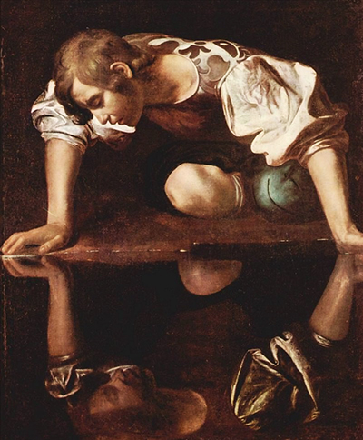 Narcissus, Attributed to Caravaggio