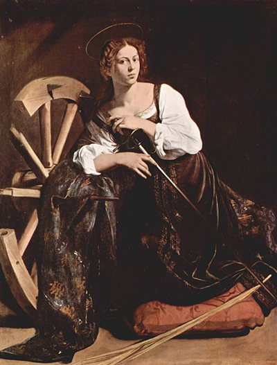 Saint Catherine of Alexandria by Caravaggio