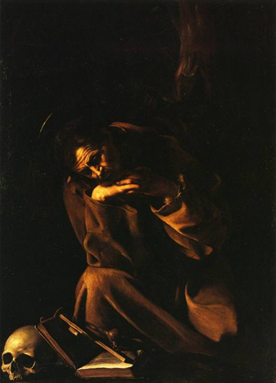 Saint Francis in Meditation by Caravaggio