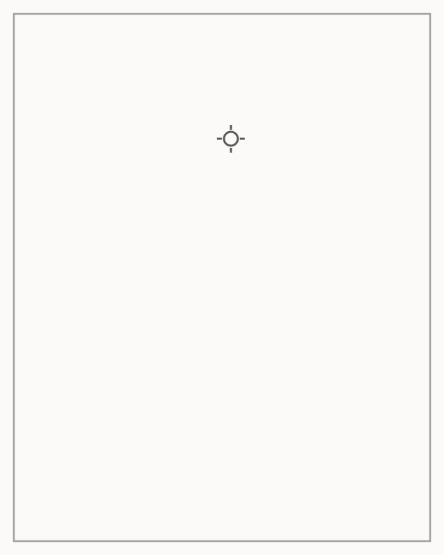 Empty portrait page with a crosshair just right of centre and one quarter of the way down