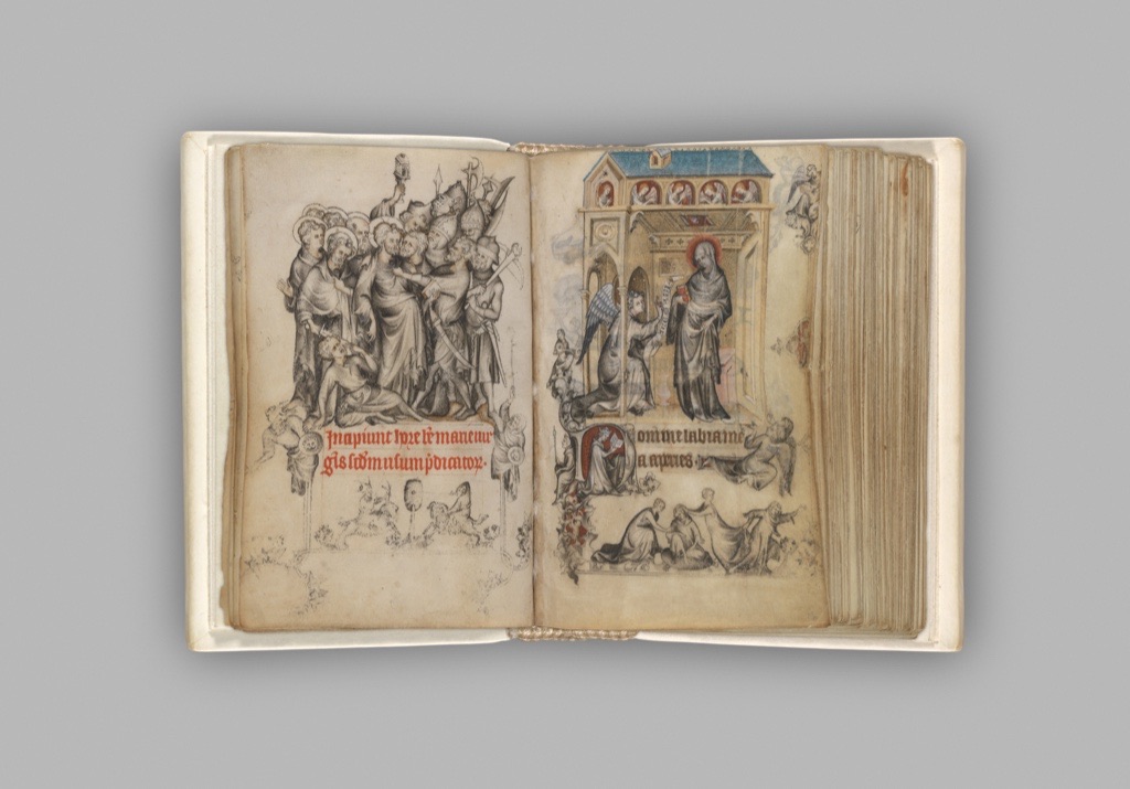 Illuminated manuscript illustration