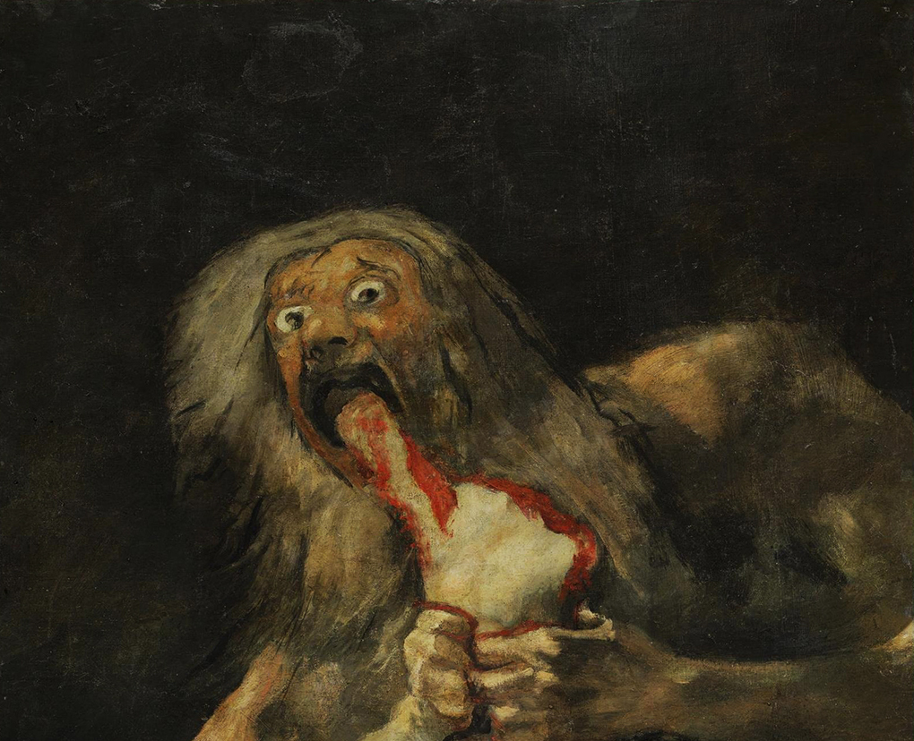 Saturn Devouring His Son by Francisco de Goya