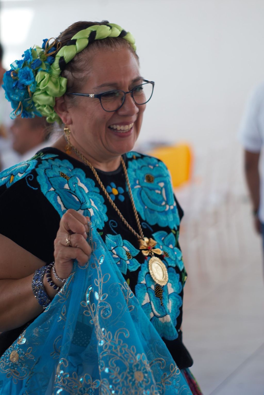 Tehuana festival dress in use today