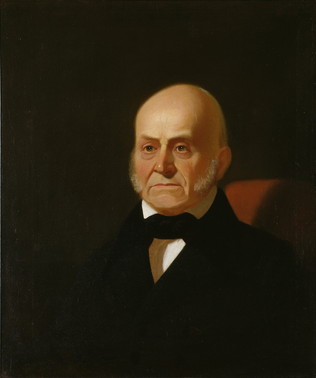 George Caleb Bingham, John Quincy Adams, about 1850, after the 1844 portrait. Oil on canvas. National Portrait Gallery, Smithsonian Institution, NPG.69.20.