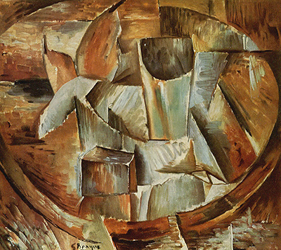 Glass on a Table by Georges Braque