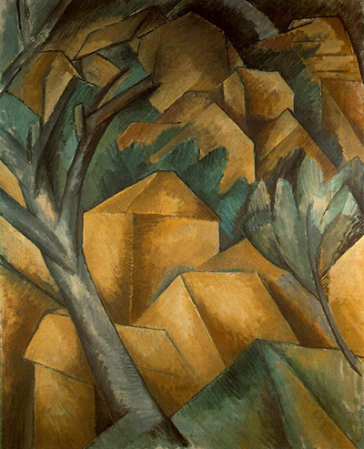 Houses at L'Estaque by Georges Braque