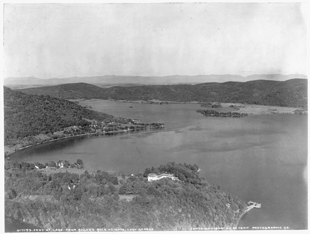 Photograph of Lake George viewed from Roger’s Rock Heights.