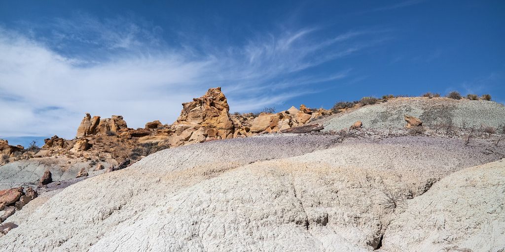 Photograph of Bisti/De-Na-Zin Wilderness badlands.