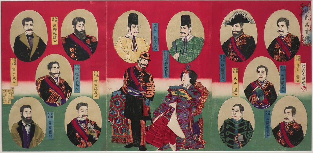 Public-domain contextual image: Japanese woodblock print by Hashimoto Chikanobu.