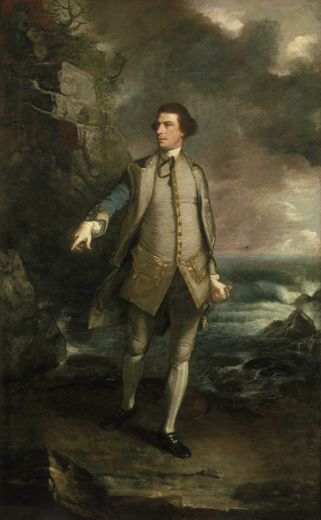Joshua Reynolds, Captain the Honourable Augustus Keppel, 1752–53. National Maritime Museum, Greenwich, London, Caird Collection, BHC2823. Public-domain reproduction via Commons.