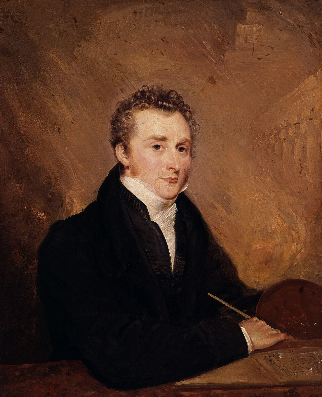 Portrait of John Martin by Henry Warren
