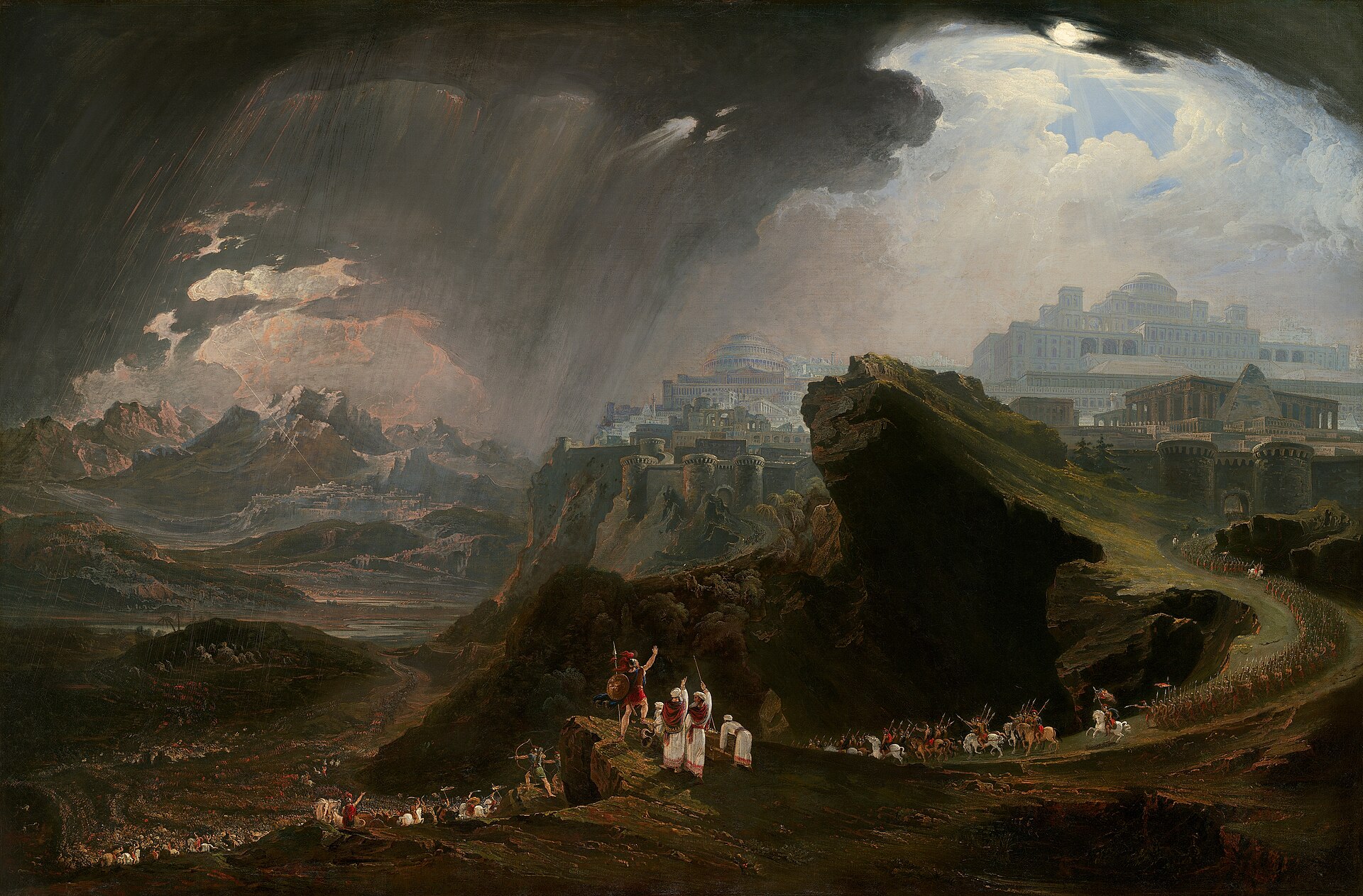 Joshua Commanding the Sun to Stand Still by John Martin