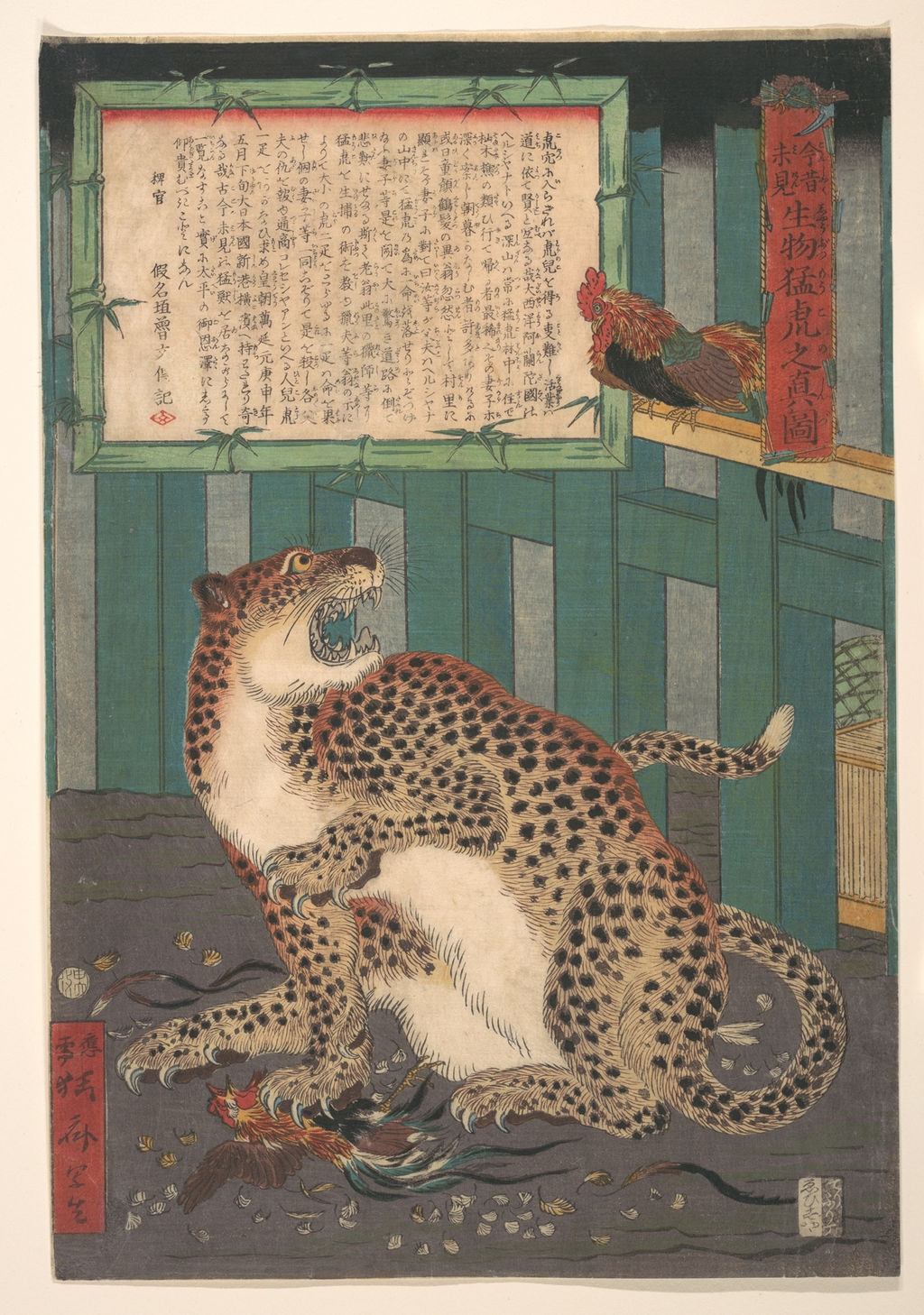 今昔未見生物猛虎之真図