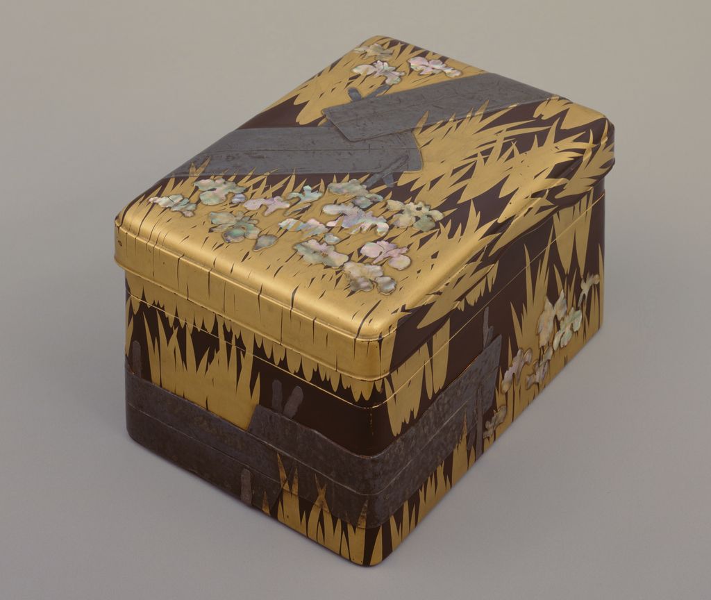 東京国立博物館《八橋蒔絵螺鈿硯箱》H-86