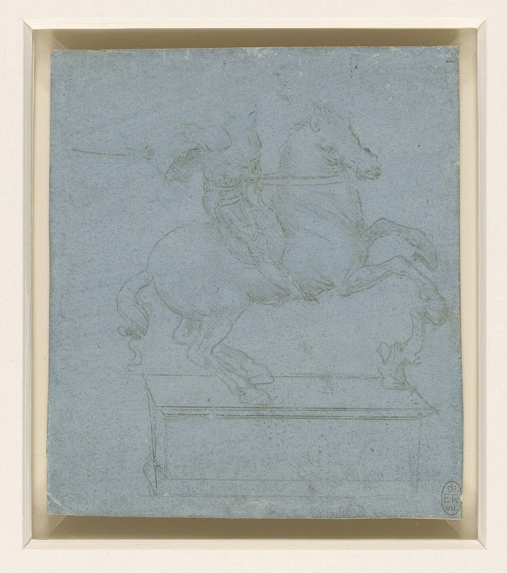 Entwurf für ein Reiterdenkmal
