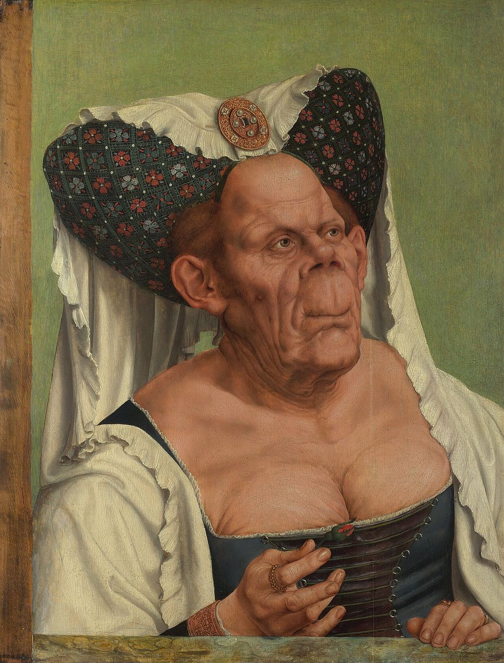 Eine alte Frau von Quinten Massys.