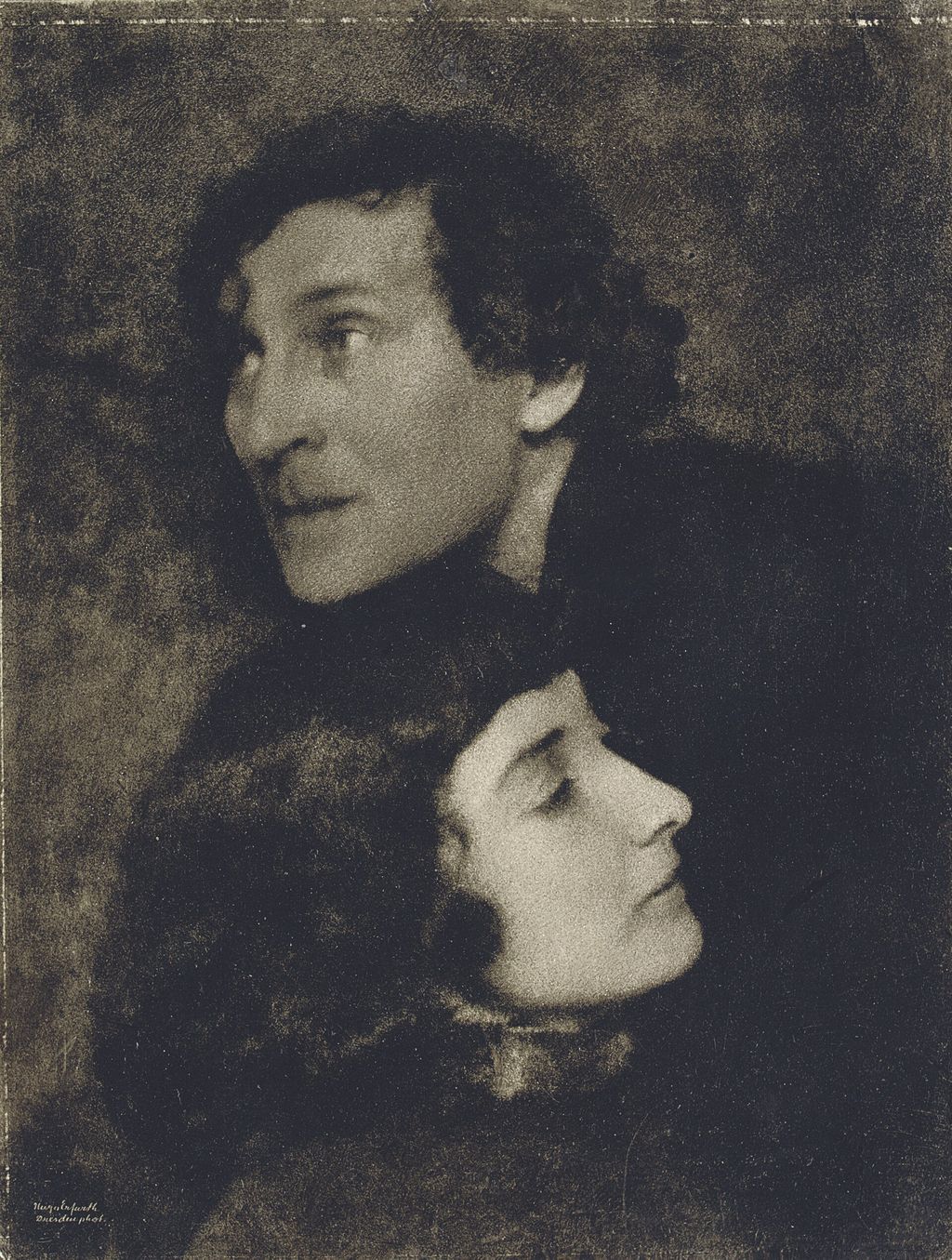 Historic portrait: Marc and Bella Chagall photographed together in 1923.