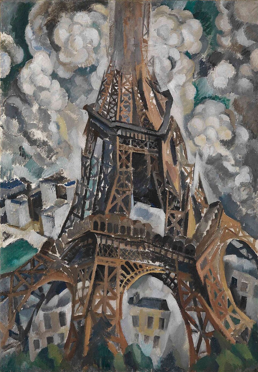 Public-domain contextual image: Robert Delaunay’s 1910 Eiffel Tower painting.