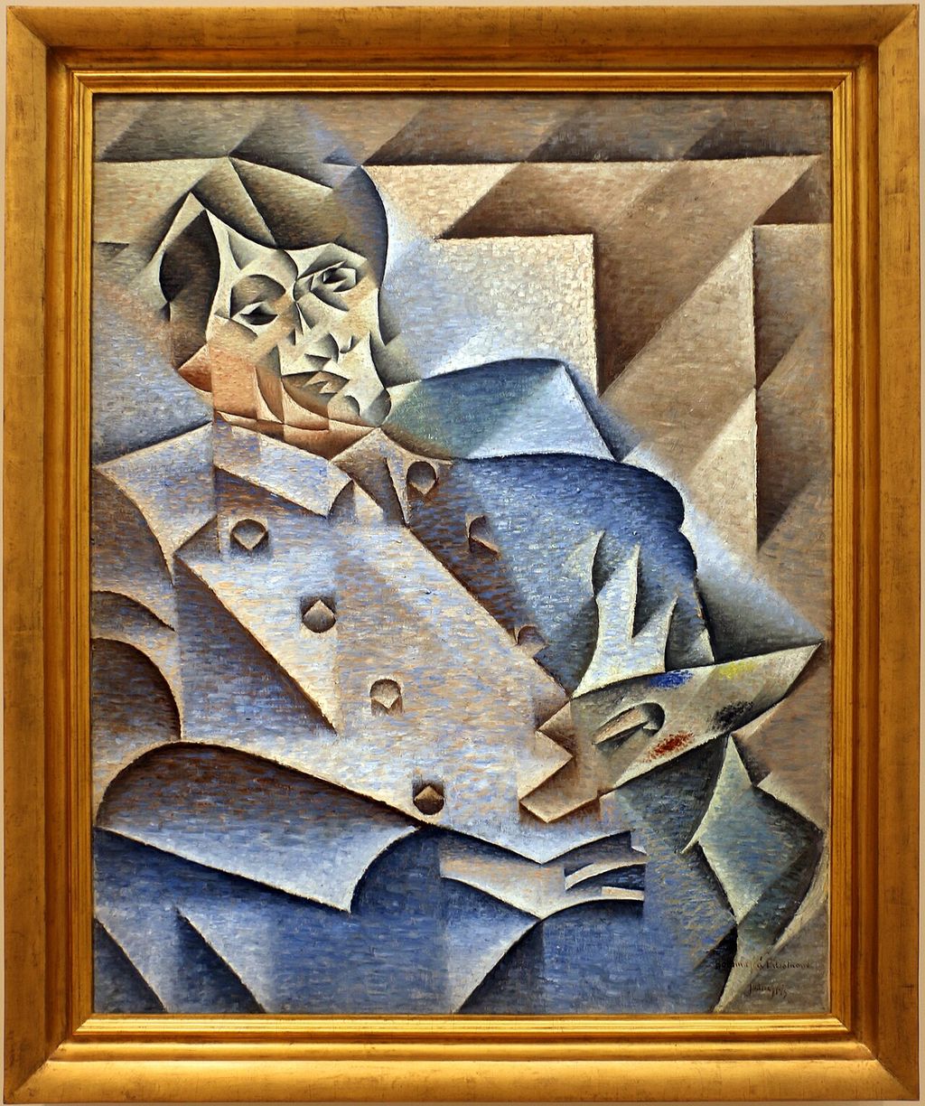 Juan Gris's 1912 portrait of Picasso.