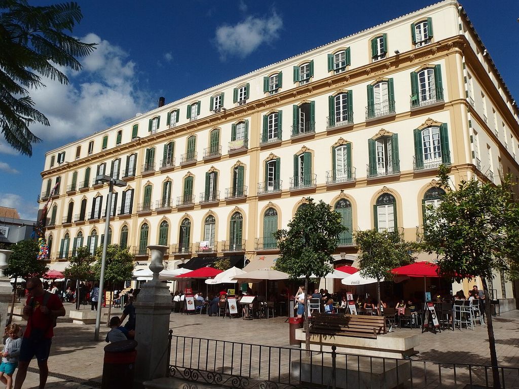 Picasso's birthplace at Plaza de la Merced, Málaga.