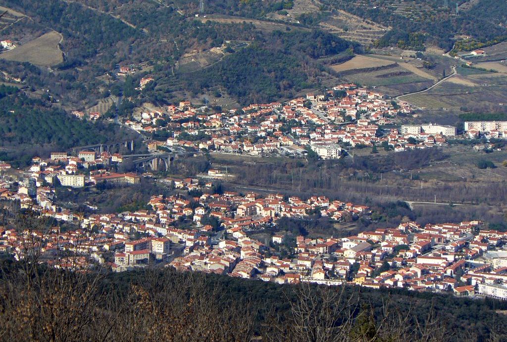 Céret in southern France, one of the places associated with Picasso’s early Cubist landscapes.
