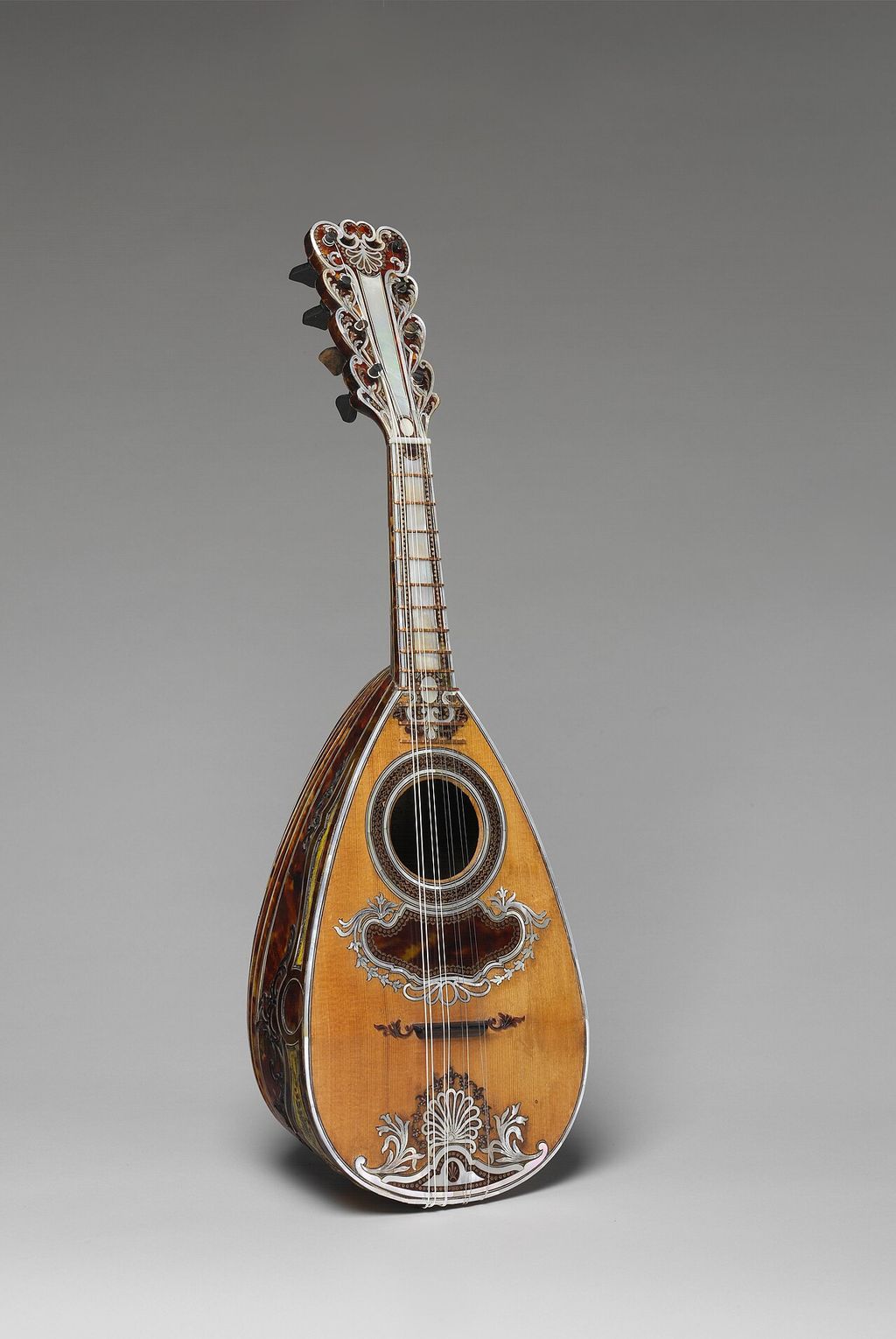 Historic mandolin from the Metropolitan Museum of Art.
