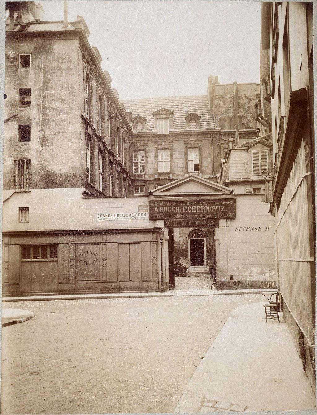 Picasso's later Grands-Augustins studio building photographed in 1900.