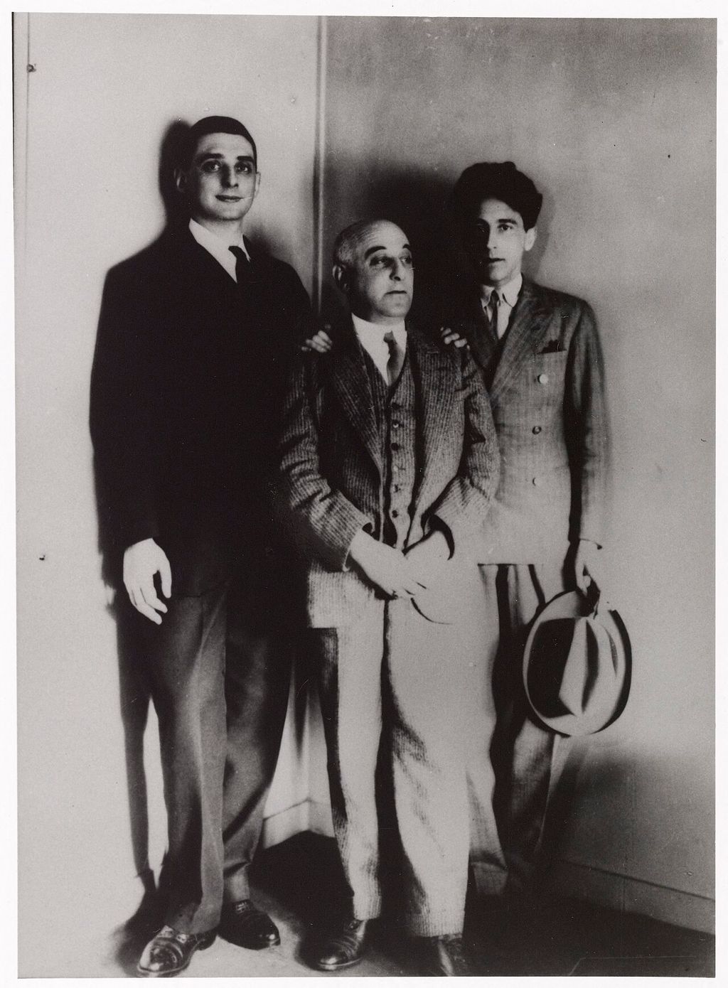 Jean Hugo with Max Jacob and Jean Cocteau in Paris, a photograph of the literary and artistic circle discussed here.