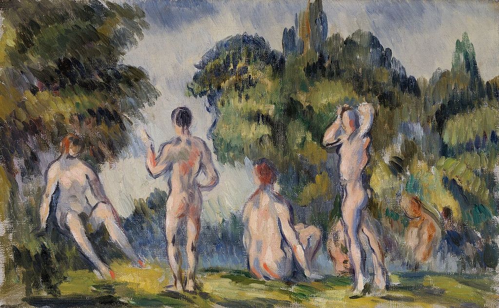 Cézanne's Bathers in the Art Institute of Chicago.
