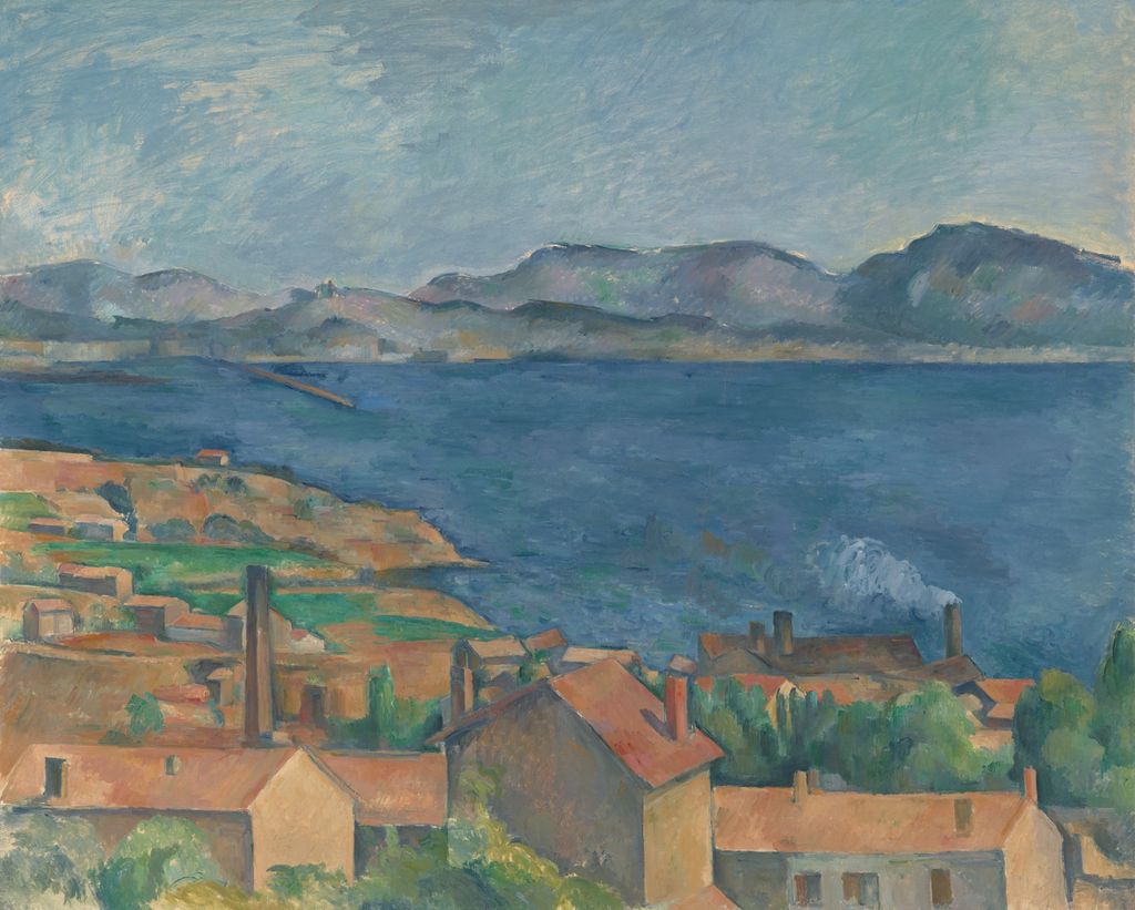 Cézanne landscape of L’Estaque and the Bay of Marseille