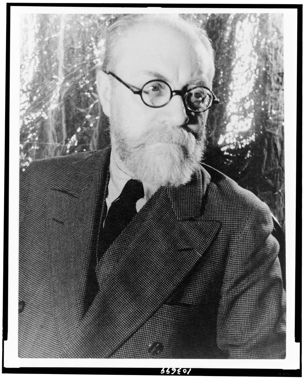 Henri Matisse, photographed by Carl Van Vechten on 20 May 1933.