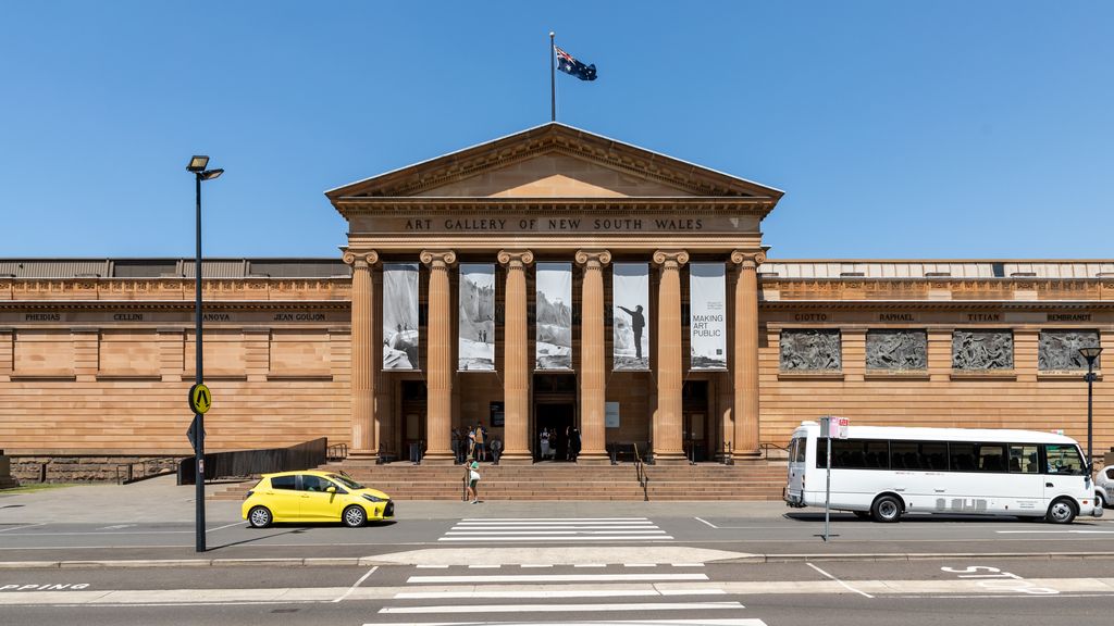 The Art Gallery of New South Wales in Sydney, photographed in 2019. Rest was included in an exhibition here in 1938.