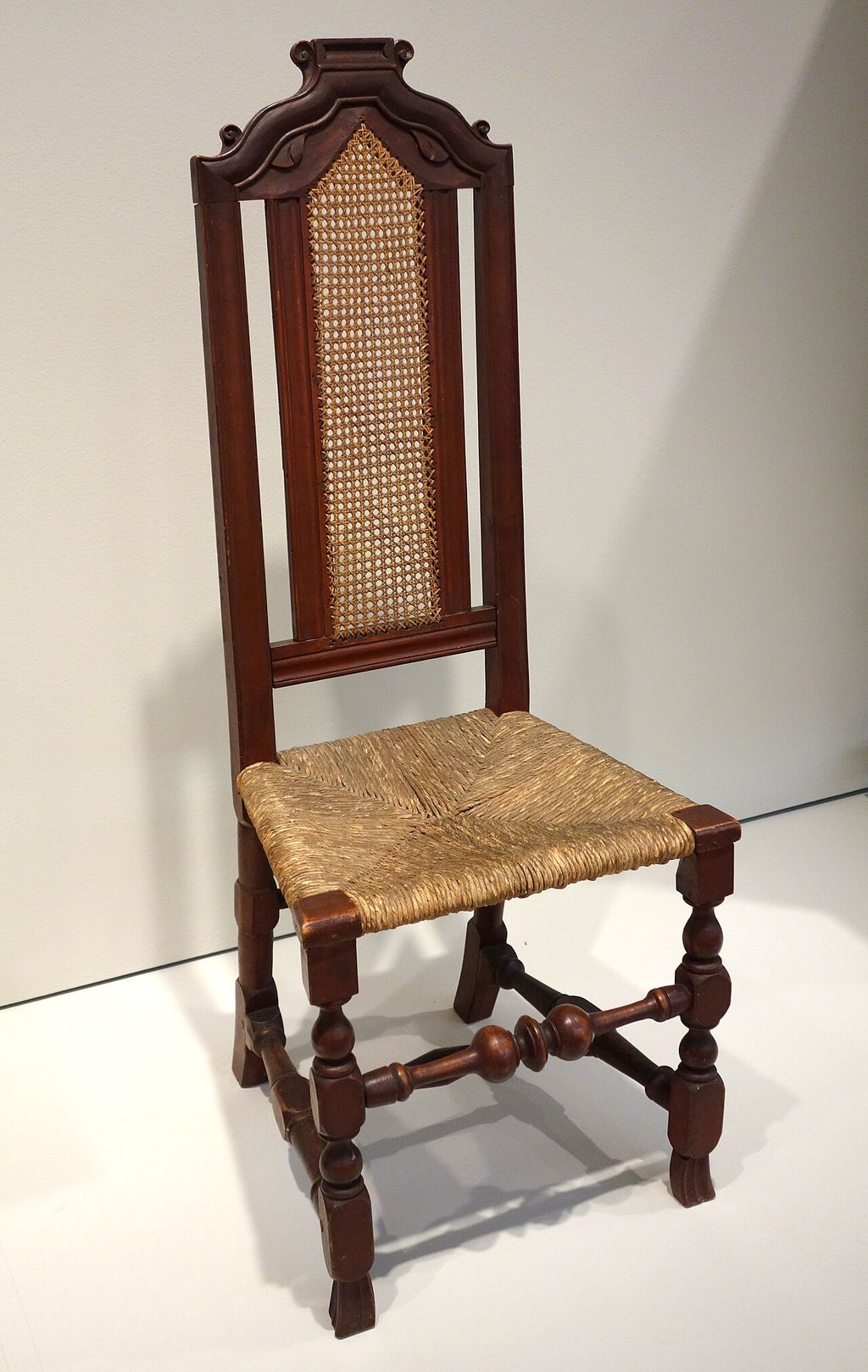 Early eighteenth-century cane chair