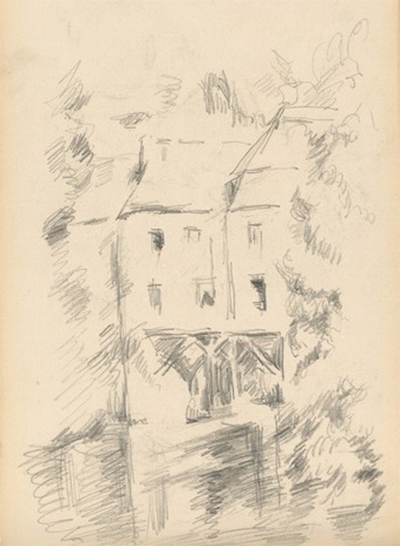 Two Cezanne sketches found on backs of paintings  Park West Gallery