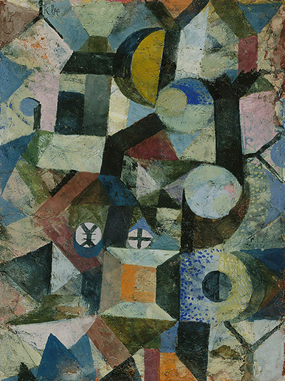 Bauhaus, represented by a composition by Paul Klee