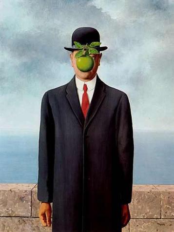 overhemd Decimale Dhr De Zoon des mensen door Rene Magritte
