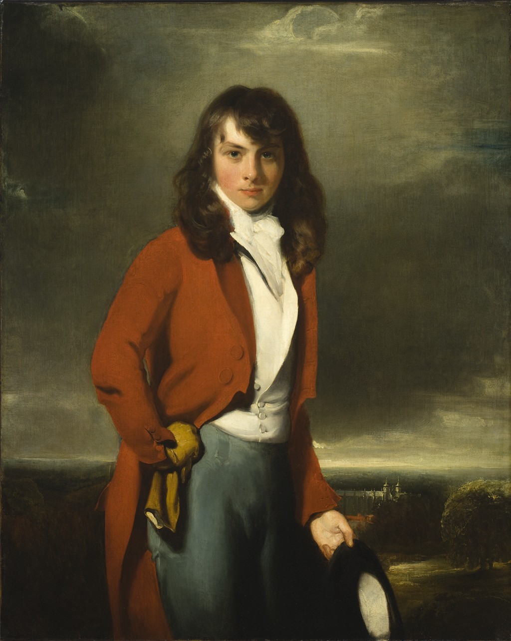 Thomas Lawrence, Portrait of Arthur Atherley as an Etonian, circa 1791, oil on canvas, 125.73 × 100.33 cm. Los Angeles County Museum of Art, Gift of Hearst Magazines, 47.29.5; photo © Museum Associates/LACMA, www.lacma.org. Public-domain image supplied by LACMA; resized, whole painting retained.