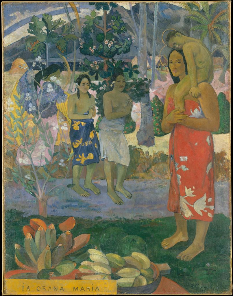 Gauguin painting illustrating colour